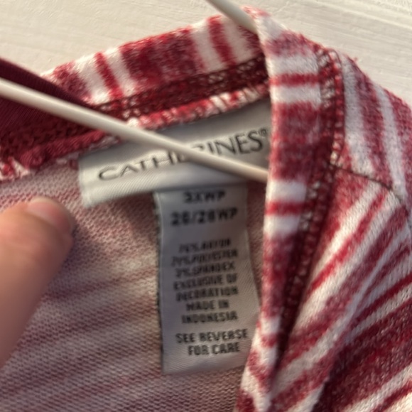 Striped V neck tee - Picture 3 of 3